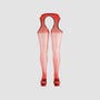 Collant Ouvert Rouge
