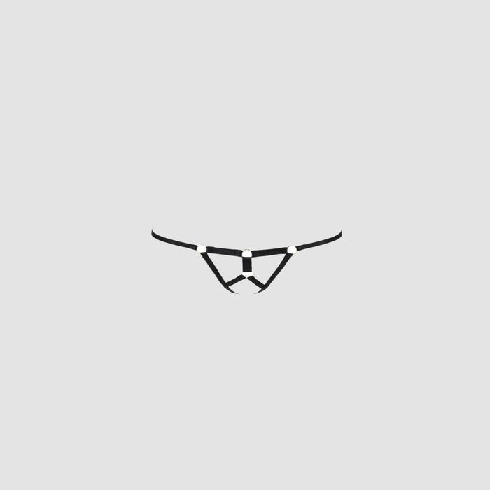 String Ouvert Armanda Noir Devil Collection