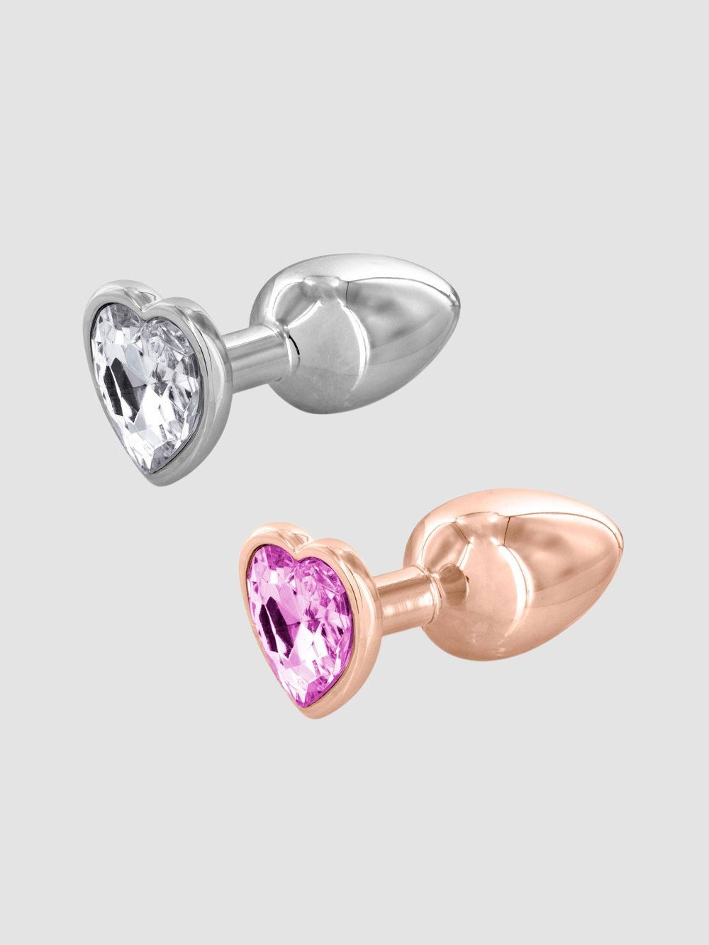 Plug Anal Aluminium Bijou Coeur Gloria S