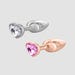 Plug Anal Aluminium Bijou Coeur Gloria S