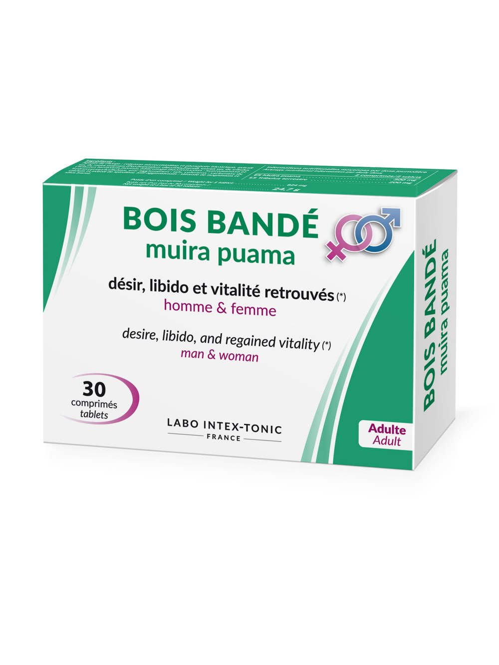 Aphrodisiaque Bois Bandé 30 Comprimés
