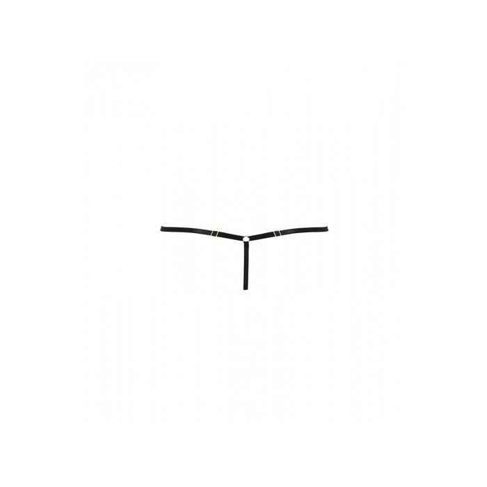 String Ouvert Shelly Noir Devil Collection