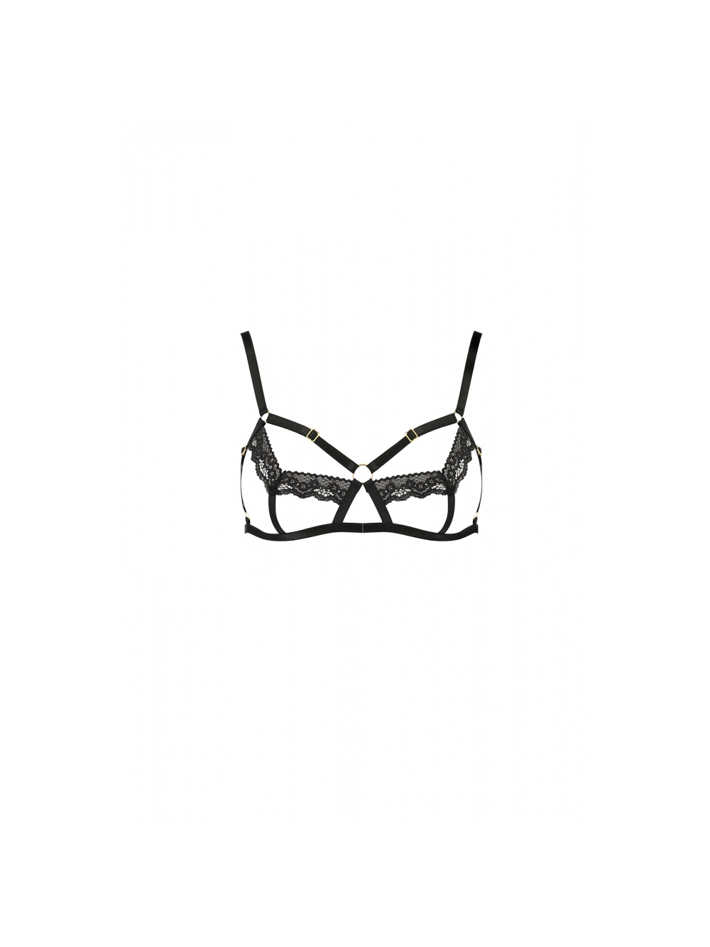Soutien-Gorge Ouvert Solon Noir Devil Collection