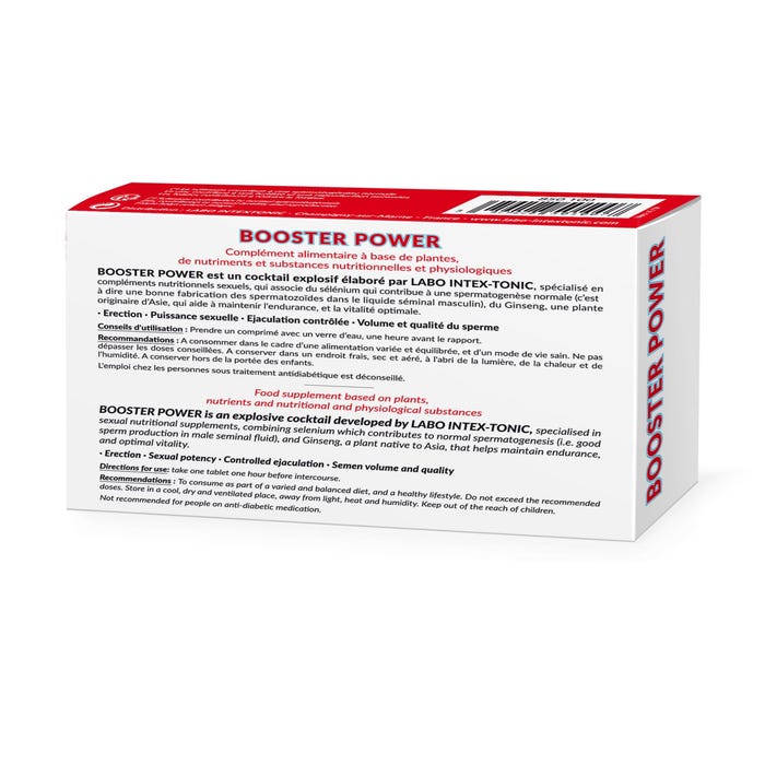 Aphrodisiaque Booster Power 30 Comprimés