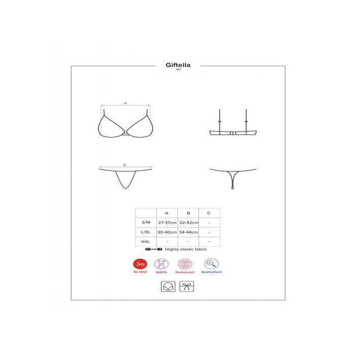 Ensemble 2 Pièces Giftella Rouge