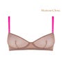Soutien-Gorge Corbeille Corps à Corps Taupe & Rose Fluo