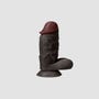 Dildo XXL avec Testicules 26 cm The Strong