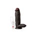 Vibromasseur XXL avec Testicules 31 cm The Power