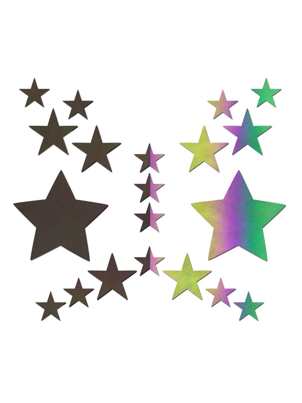 Kit Body Art Réfléchissant Étoile Noire main product photo