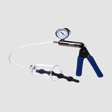 Plug Anal Perlé en Silicone avec Dispositif d'Aspiration