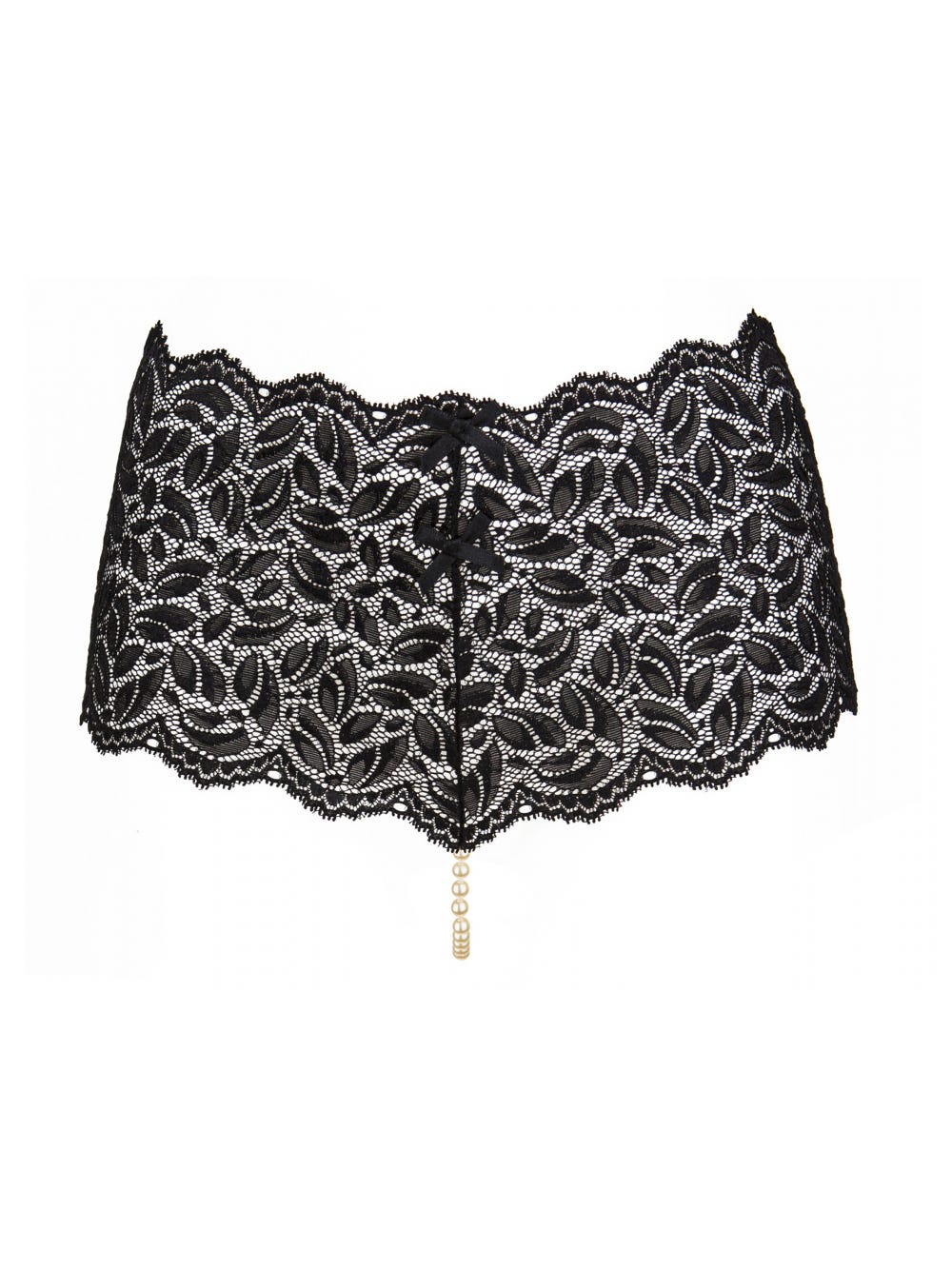 Culotte À Perles Noire main product photo