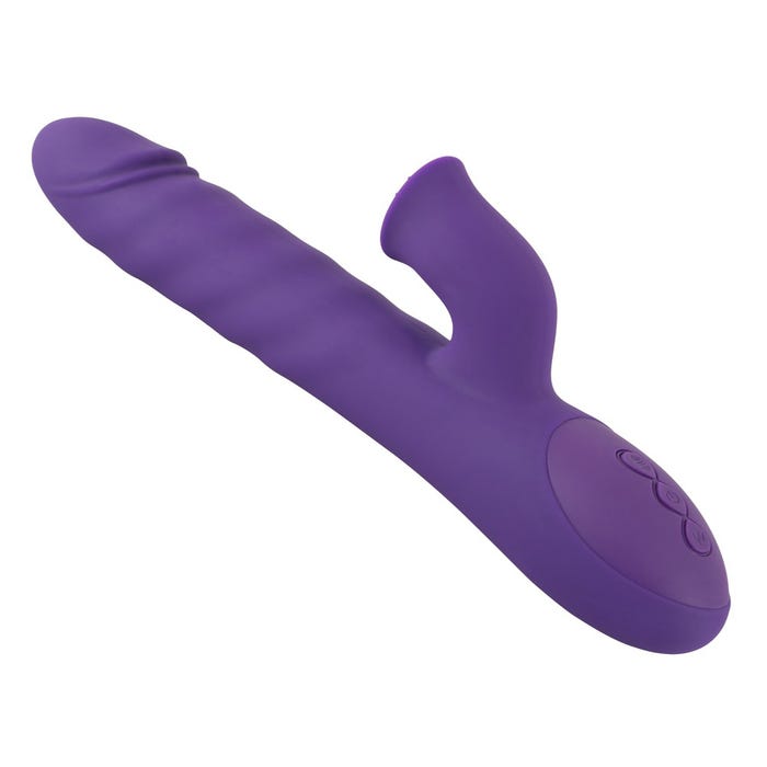 Stimulateur Rabbit Va-et-Vient et Rotatif Silicone Stars