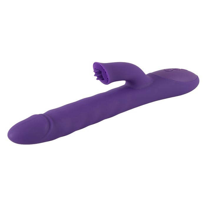 Stimulateur Rabbit Va-et-Vient et Rotatif Silicone Stars