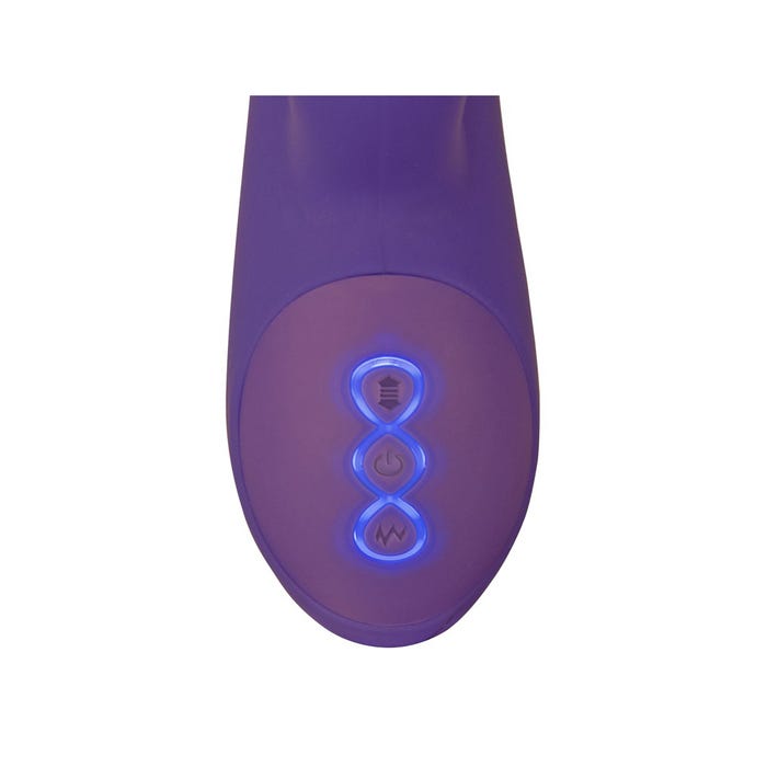 Stimulateur Rabbit Va-et-Vient et Rotatif Silicone Stars