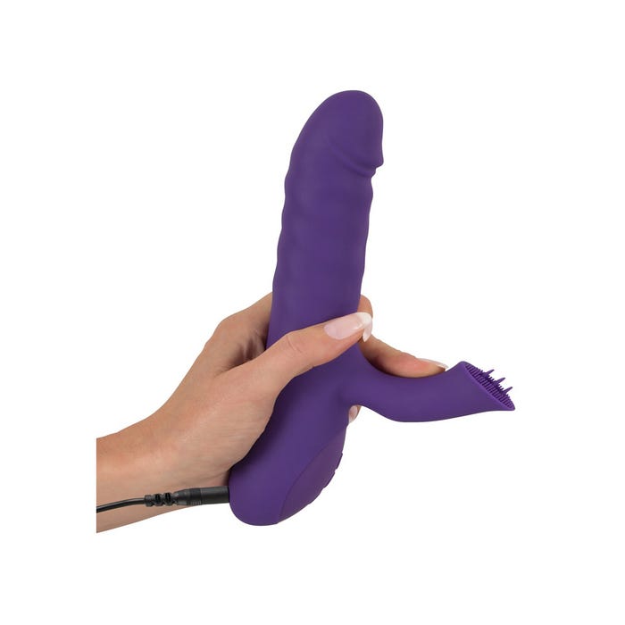 Stimulateur Rabbit Va-et-Vient et Rotatif Silicone Stars