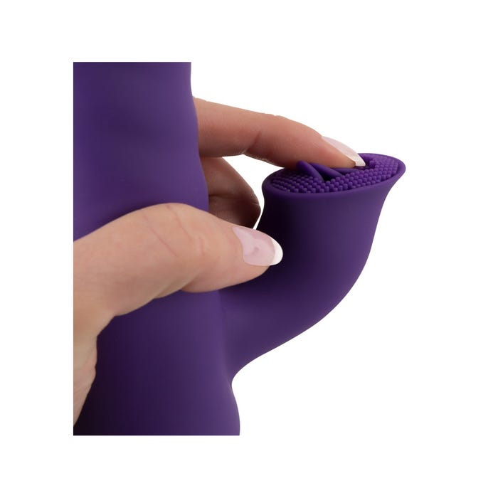 Stimulateur Rabbit Va-et-Vient et Rotatif Silicone Stars