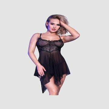 Nuisette Babydoll CR4370 Noire