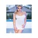 Robe Courte CR4380 Blanche