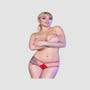 Culotte En Dentelle CR4387 Rouge
