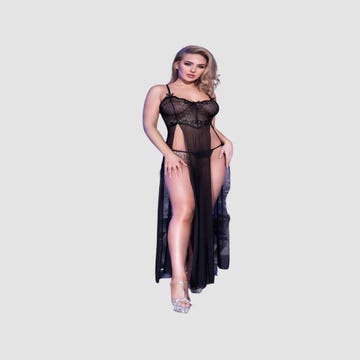 Nuisette Longue CR4371 Noire