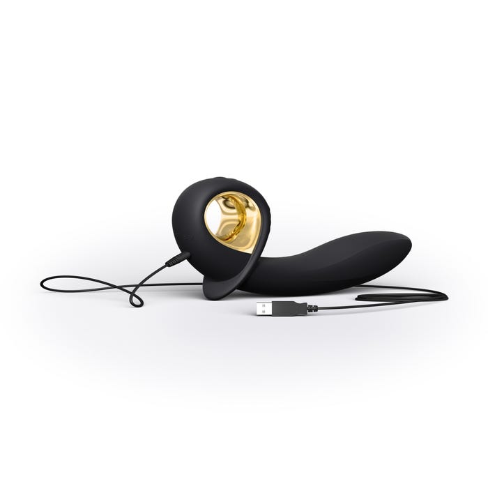 Plug Anal Vibrant Gonflable Deep Expand Black & Gold Edition