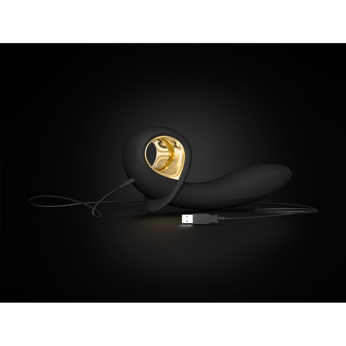 Plug Anal Vibrant Gonflable Deep Expand Black & Gold Edition