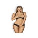 Ensemble 2 Pièces Ouvert Luvae Noir