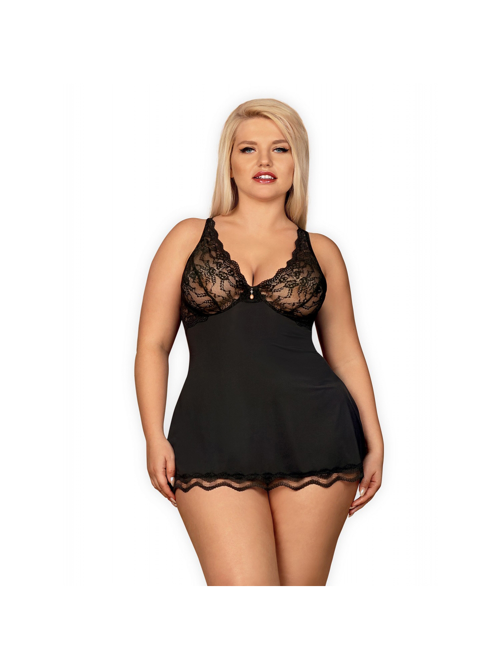 Nuisette Babydoll Luvae Noire GT main product photo