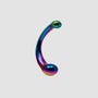 Dildo en Acier The Rainbow Curvy