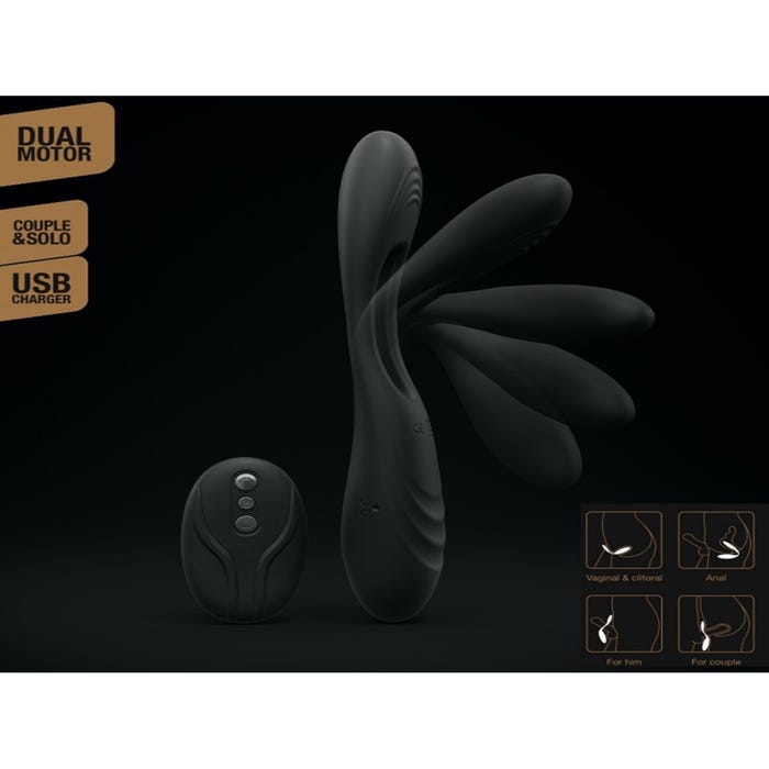 Stimulateur pour Couple Multi Joy Black & Gold Edition