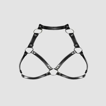 Soutien-Gorge Ouvert Harnais A740 Noir