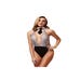 Costume étudiante sexy dentelle 2 pièces noir et gris
