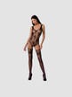 Combinaison Porte-Jarretelles BS074 Erotic Line Noire