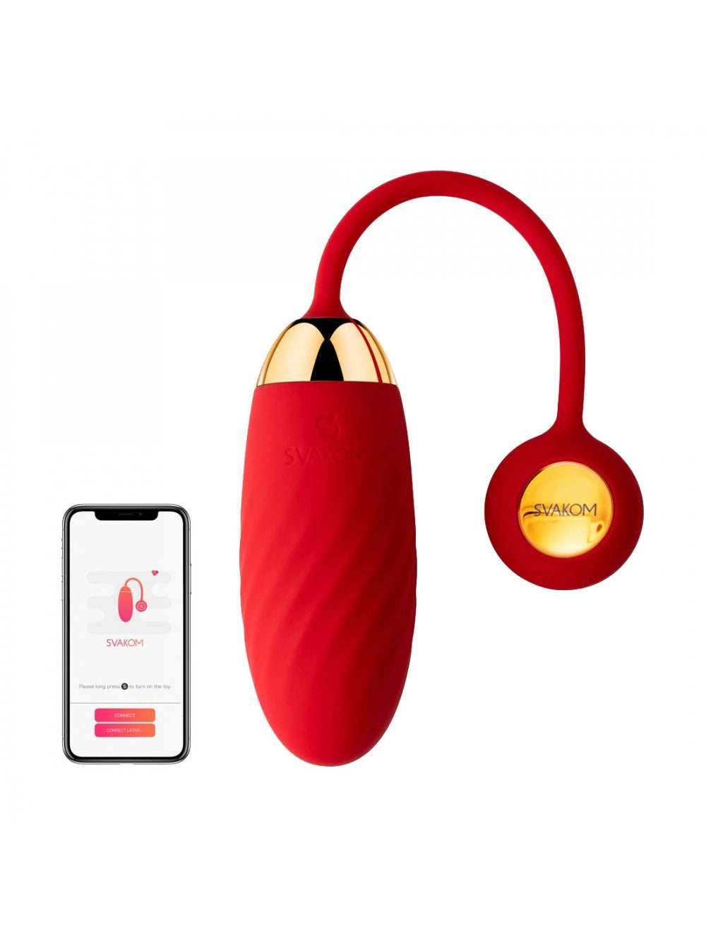 Oeuf vibrant connecté Ella Neo rouge 8