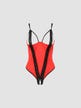 Body Femmina Ouvert  Devil Collection Rouge