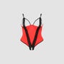 Body Femmina Ouvert Rouge Devil Collection