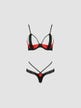 Ensemble 2 Pièces Femmina Devil Collection Rouge & Noir