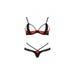 Ensemble 2 Pièces Femmina Devil Collection Rouge & Noir