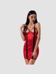 Nuisette Femmina Devil Collection Rouge Satiné 