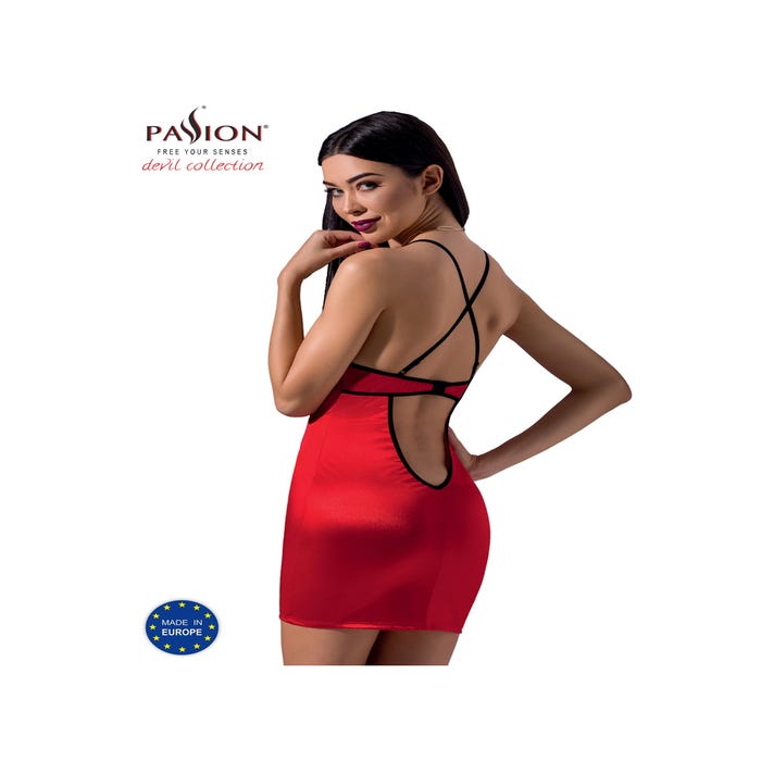 Nuisette Femmina Devil Collection Rouge Satiné 
