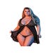Nuisette Babydoll Ouverte Dentelle Noire GT