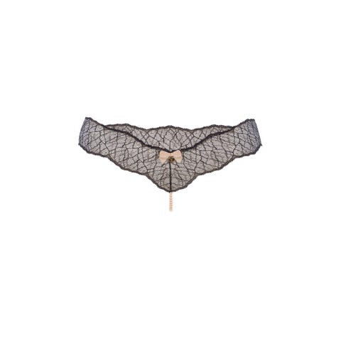 String Sydney Single Perles Noir