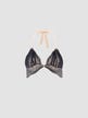 Soutien-Gorge à Perles Sydney Noir