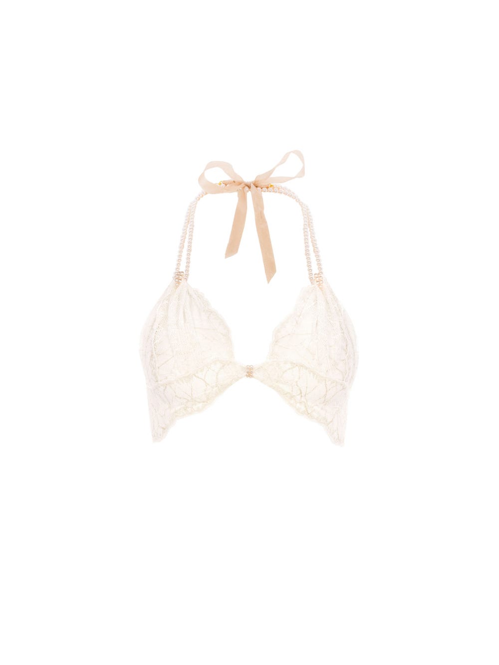 Soutien-Gorge à Perles Sydney Ivoire main product photo