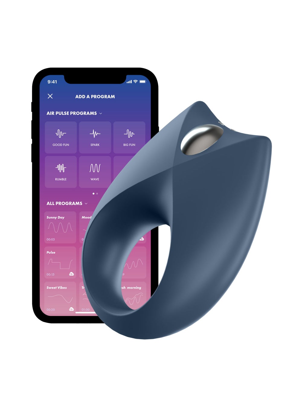 Anneau Vibrant Connecté Satisfyer Royal One 4