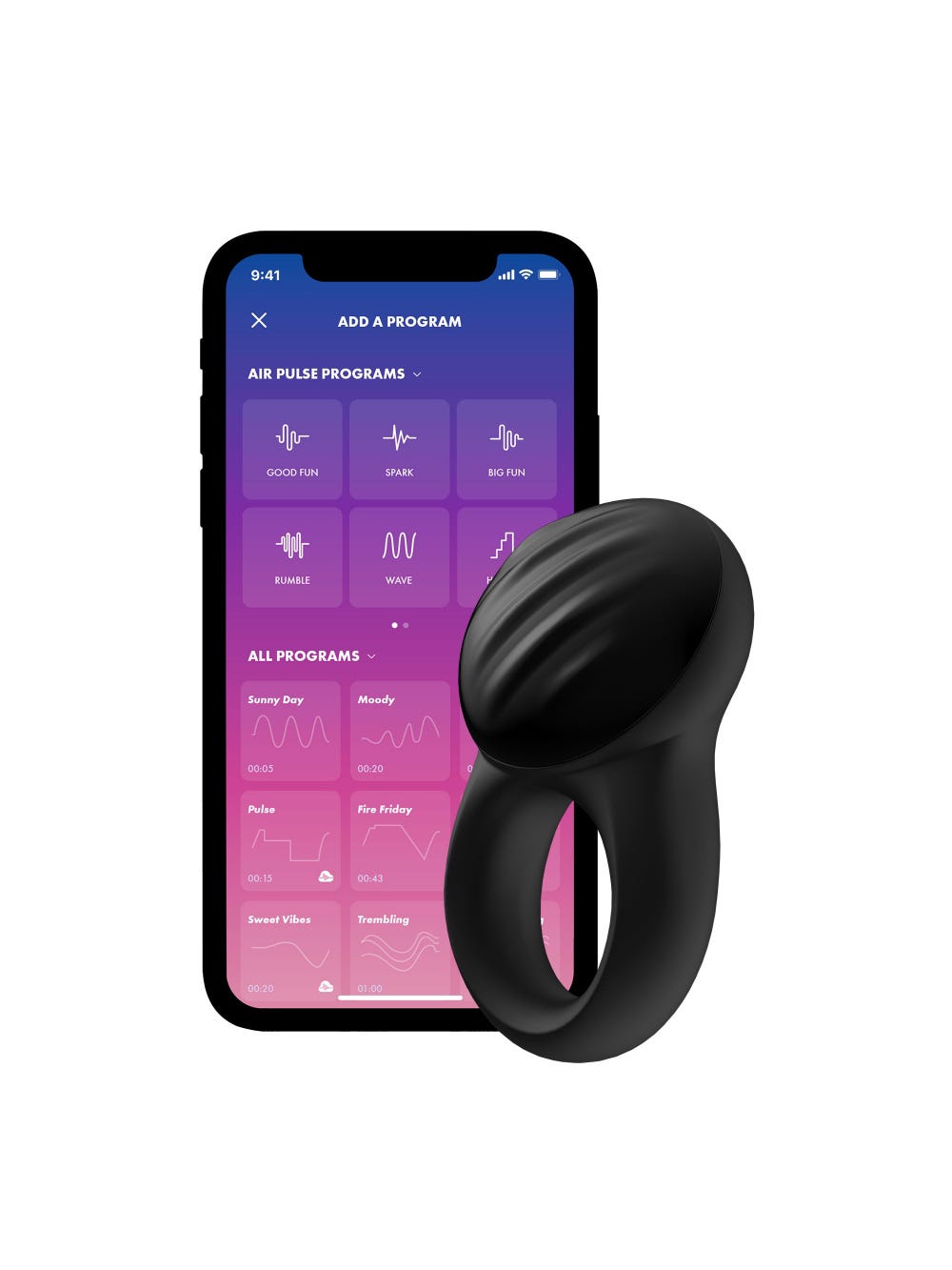Anneau Vibrant Connecté Satisfyer Signet Ring main product photo