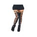 Bas Mi-Cuisse 6902 Wetlook & Dentelle Noirs Sans Pied