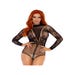 Body 89243 Col Montant Dentelle Noir