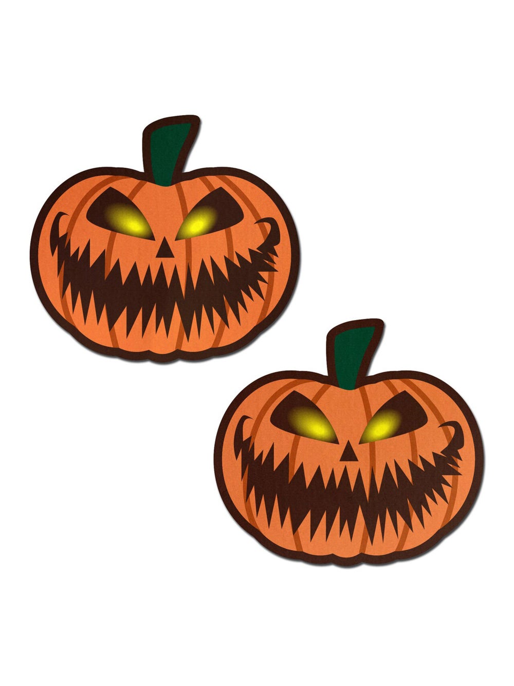 Caches-Tétons Citrouille Terrifiante Halloween