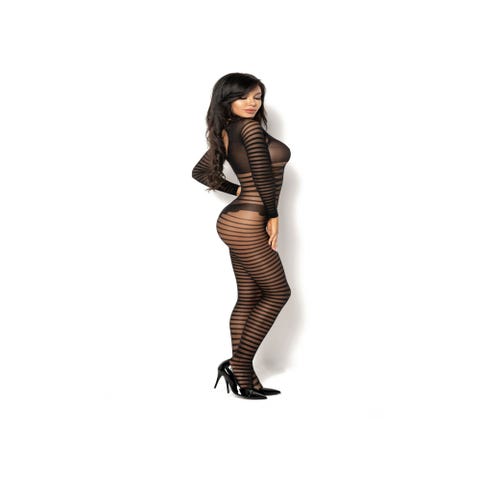 Combinaison Ouverte Ximena Noire